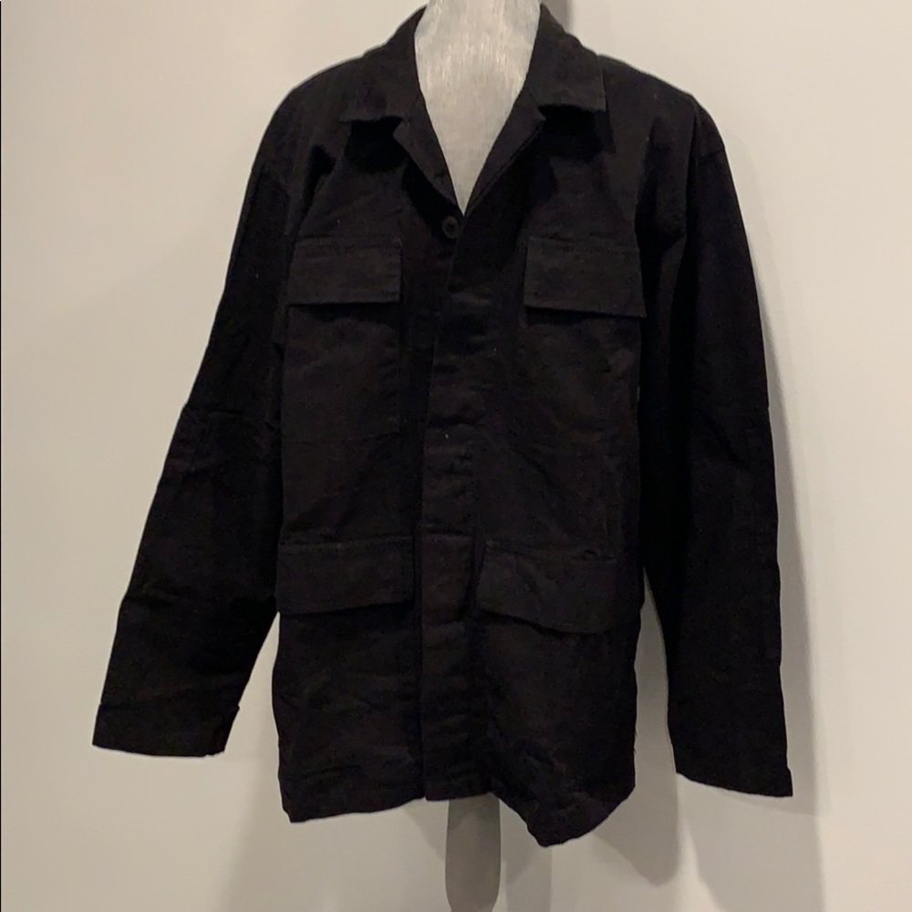 21Men Casual Jacket/LS Black Medium